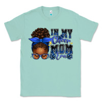 Seafoam in my cheer mom era afro messy bun Classic Tee - texasbilliewilder