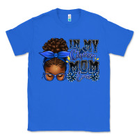 True Royal in my cheer mom era afro messy bun Classic Tee - texasbilliewilder