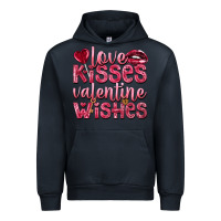 Navy love kisses valentine wishes Urban Hoodie - NancyCooperArtShop
