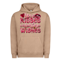 Pigment Burro love kisses valentine wishes Urban Hoodie - NancyCooperArtShop