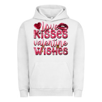 Pigment Lunar Rock love kisses valentine wishes Urban Hoodie - NancyCooperArtShop