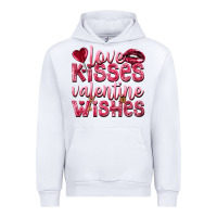 White love kisses valentine wishes Urban Hoodie - NancyCooperArtShop