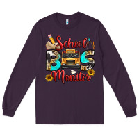 Plum school bus monitor Long Sleeve Tee - texasbilliewilder