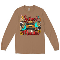 Toasted Coconut school bus monitor Long Sleeve Tee - texasbilliewilder