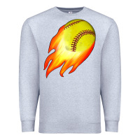 Heather Grey softball Premium Sweatshirt - JahusDesignShop