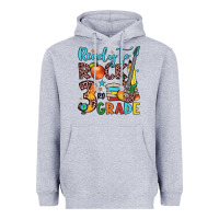 Heather Grey ready to rock 3rd grade Heavyweight Hoodie - JahusDesignShop