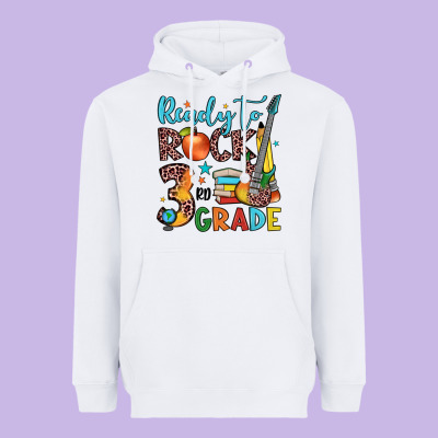 Ready To Rock 3rd Grade Heavyweight Hoodie Designed By Jahusdesignshop