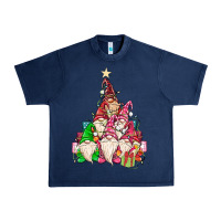 Navy christmas tree Urban Heavy Tee - MaliasSmallBusiness