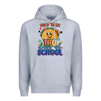 Heather Grey taco bout 100 days of school Premium Hoodie - MaliasSmallBusiness