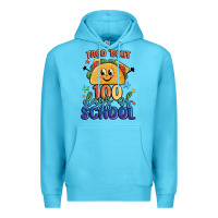 Ocean Blue taco bout 100 days of school Premium Hoodie - MaliasSmallBusiness