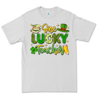 Dove Grey one lucky teacher Premium Tee - Artiststas