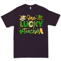 Plum one lucky teacher Premium Tee - Artiststas