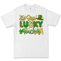 White one lucky teacher Premium Tee - Artiststas