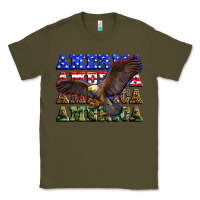 Army Green america america america america Classic Tee - Zillion Design Studio