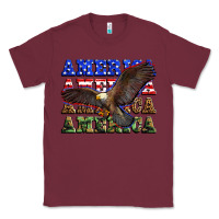 Burgundy america america america america Classic Tee - Zillion Design Studio