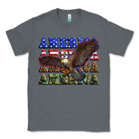 Charcoal Heather america america america america Classic Tee - Zillion Design Studio
