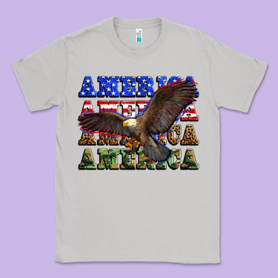 America America America America Classic Tee Designed By Zillion Design Studio