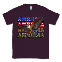 Plum america america america america Classic Tee - Zillion Design Studio