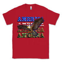 Red america america america america Classic Tee - Zillion Design Studio