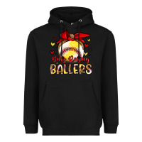 Black busy raising ballers Heavyweight Hoodie - Artiststas