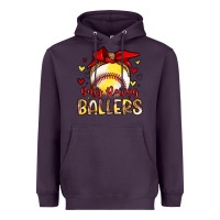 Plum busy raising ballers Heavyweight Hoodie - Artiststas