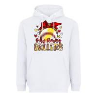 White busy raising ballers Heavyweight Hoodie - Artiststas
