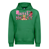 Emerald sweetheart with bear Urban Hoodie - NancyCooperArtShop