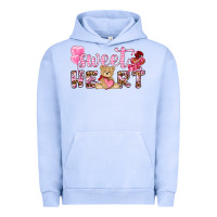 Pigment Grape Ice sweetheart with bear Urban Hoodie - NancyCooperArtShop