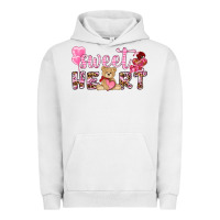 Pigment Lunar Rock sweetheart with bear Urban Hoodie - NancyCooperArtShop