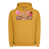 Pigment Peanut Butter sweetheart with bear Urban Hoodie - NancyCooperArtShop