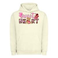 Pigment Pistachio sweetheart with bear Urban Hoodie - NancyCooperArtShop