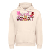 Sandshell sweetheart with bear Urban Hoodie - NancyCooperArtShop