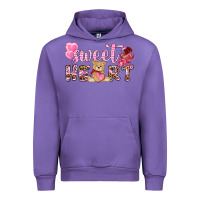 Tulip sweetheart with bear Urban Hoodie - NancyCooperArtShop