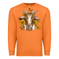 Carrot sunflower goat Premium Sweatshirt - Jasminsmagicworld