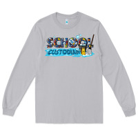 Moon Dust school custodian Long Sleeve Tee - texasbilliewilder