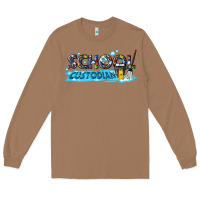 Toasted Coconut school custodian Long Sleeve Tee - texasbilliewilder