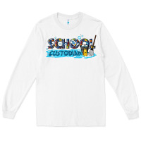 White school custodian Long Sleeve Tee - texasbilliewilder