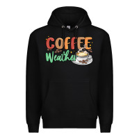 Black coffee weather Premium Hoodie - MaliasSmallBusiness