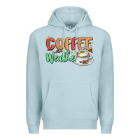 Blue Mist coffee weather Premium Hoodie - MaliasSmallBusiness