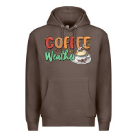 Coffee coffee weather Premium Hoodie - MaliasSmallBusiness
