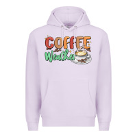 Lilac coffee weather Premium Hoodie - MaliasSmallBusiness