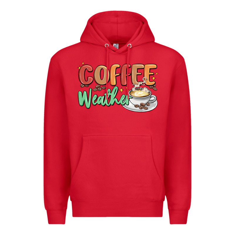Coffee Weather Premium Hoodie by MaliasSmallBusiness | Teevron