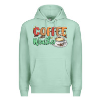 Seafoam coffee weather Premium Hoodie - MaliasSmallBusiness