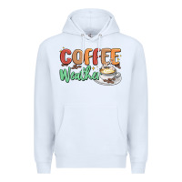 White coffee weather Premium Hoodie - MaliasSmallBusiness