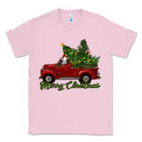 Bubblegum Pink merry christmas baby sheep trees with truck Classic Tee - RanaPortraitStore