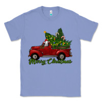 Colony Blue merry christmas baby sheep trees with truck Classic Tee - RanaPortraitStore