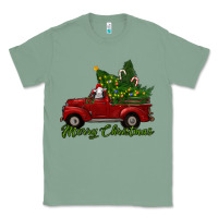 Sage merry christmas baby sheep trees with truck Classic Tee - RanaPortraitStore