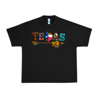 Black texas with arrow and sunflowers Urban Heavy Tee - Artiststas