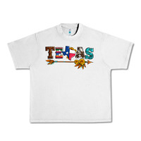 Lunar Rock texas with arrow and sunflowers Urban Heavy Tee - Artiststas