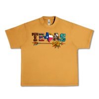 Peanut Butter texas with arrow and sunflowers Urban Heavy Tee - Artiststas